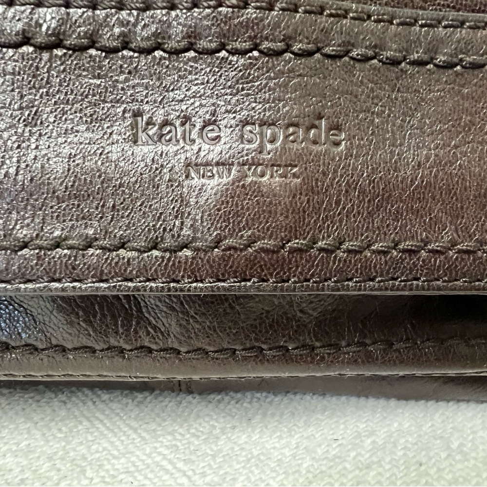 Kate Spade Foldover Crossbody Bag, Brown - Picture 4 of 15